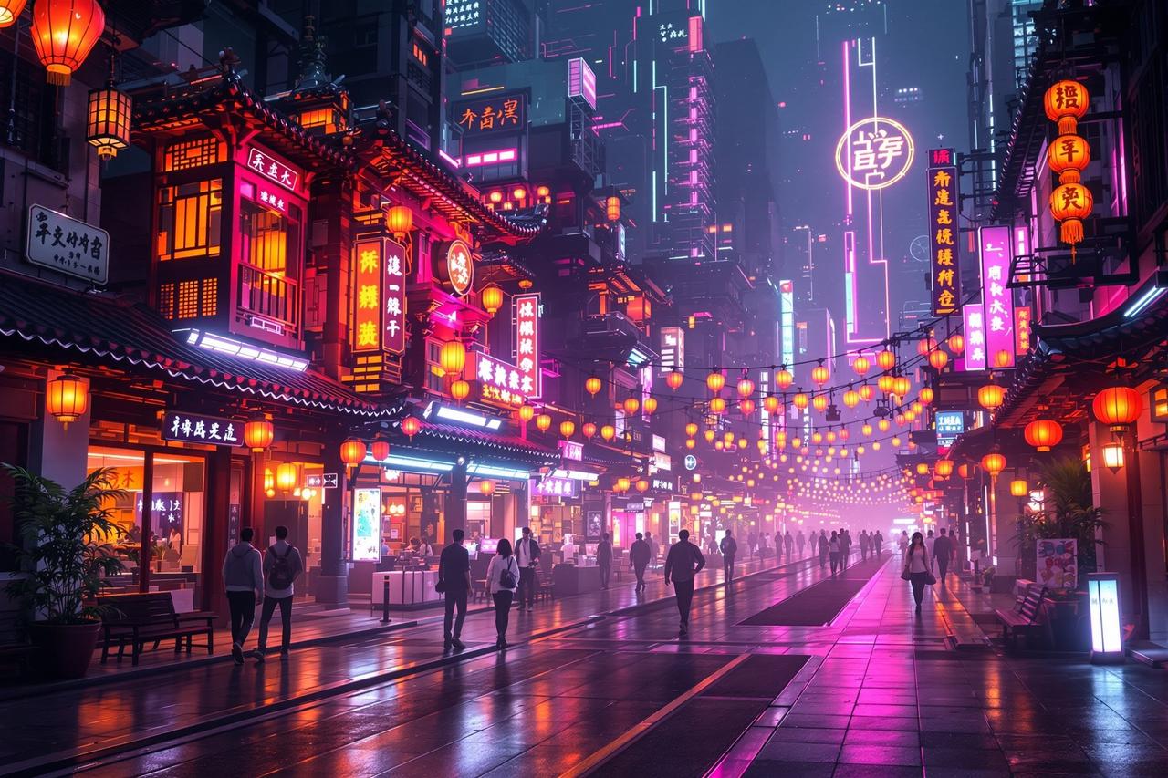 男人在线视频-赛博朋克美学:当东方遇见未来